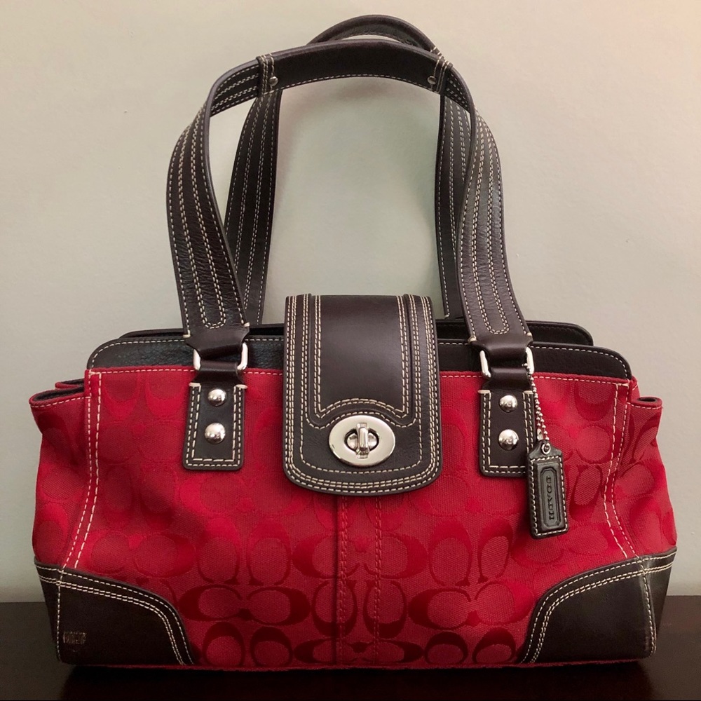 Red Coach Purse
